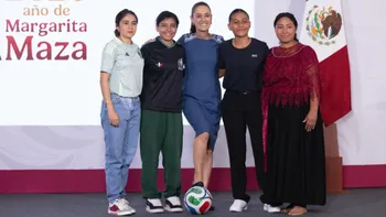 Yolett Cervantes, originaria de Veracruz, ganó el boleto presidencial para asistir al Mundial 2026.