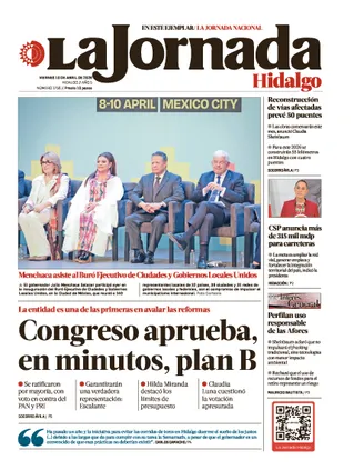 La Jornada Hidalgo | 10 de abril de 2026
