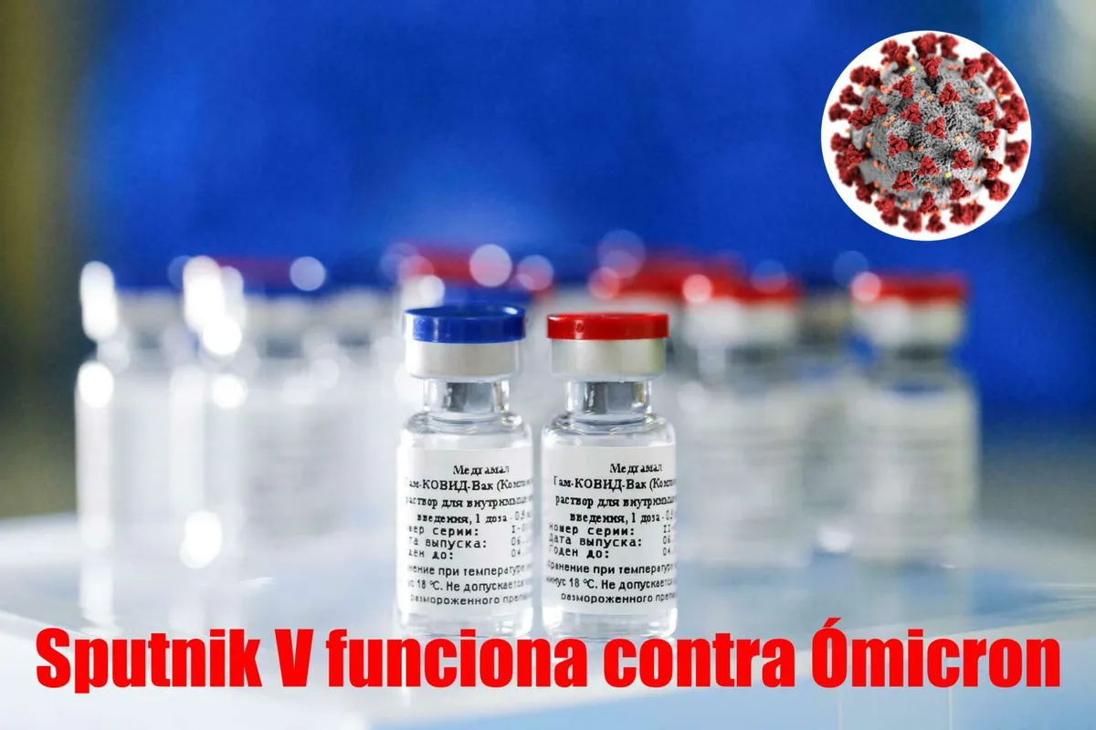 Covid 19: Sputnik V neutraliza a la variante Ómicron