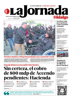 La Jornada Hidalgo | 18 de septiembre de 2026