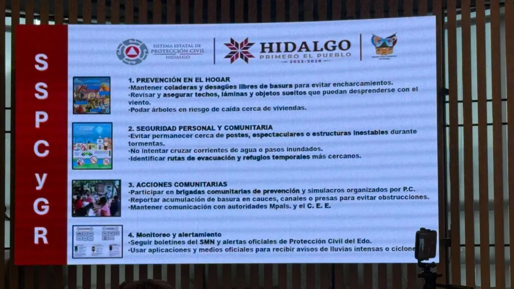 Hidalgo enfrentará calor extremo, sequías y lluvias severas durante los próximos meses