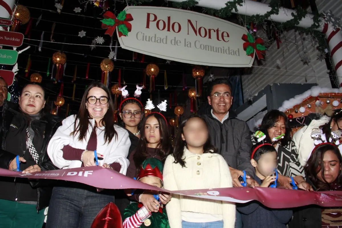 Encendido del Árbol Navideño y la inauguración del Callejón del Polo Norte