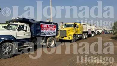 Trabajadores bloquean acceso a obra en la zona de Huitzila, Tizayuca
