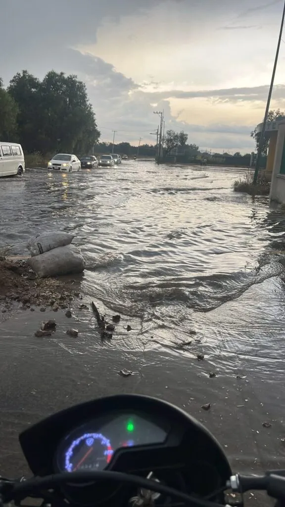 ¡Tizayuca bajo el agua! Fuerte lluvia con granizo provoca anegamientos 