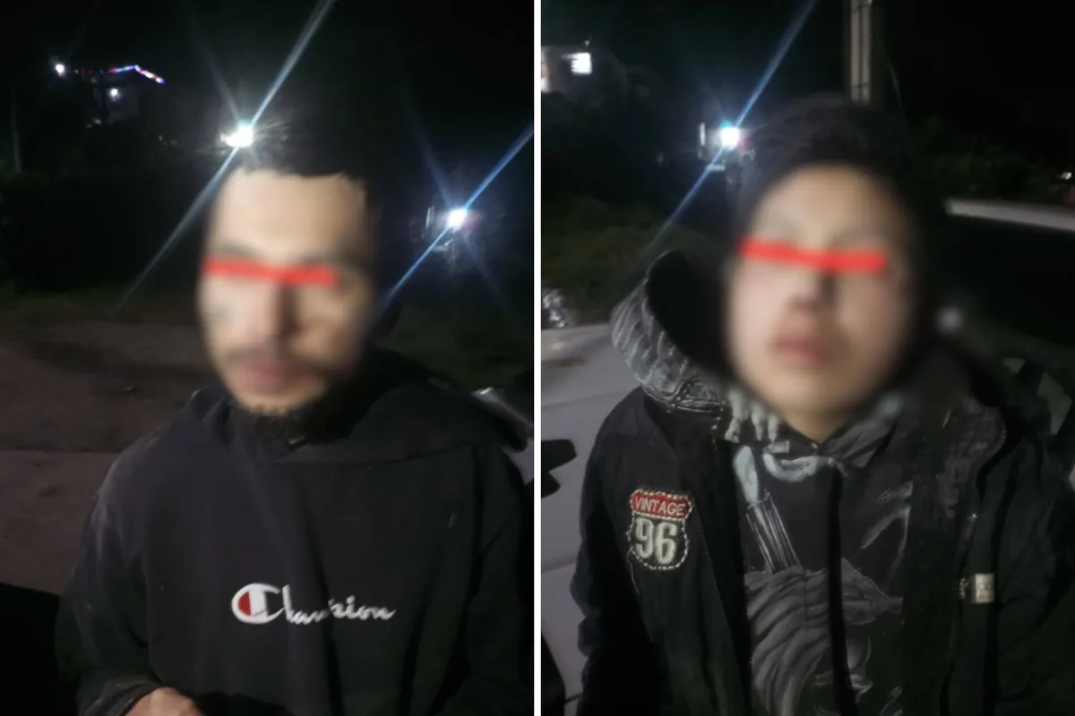 Robo frustrado en Zacualtipán: vecinos detienen a presuntos ladrones de baterías