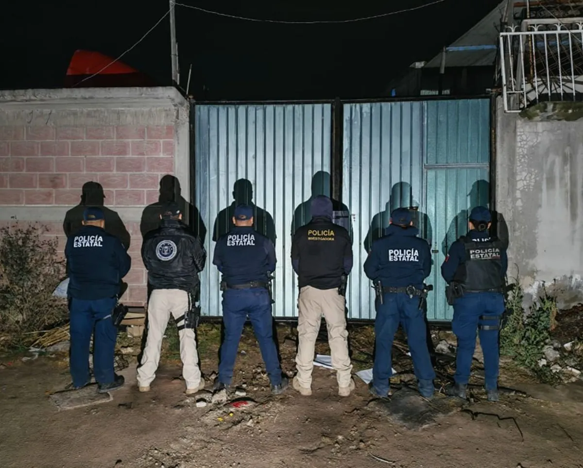 Aseguran predio usado para desarmar tractocamiones robados