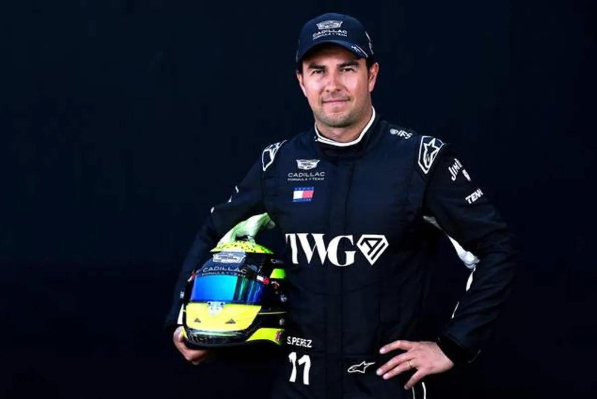 Sergio Pérez piloto de la escudería Cadillac de Fórmula 1