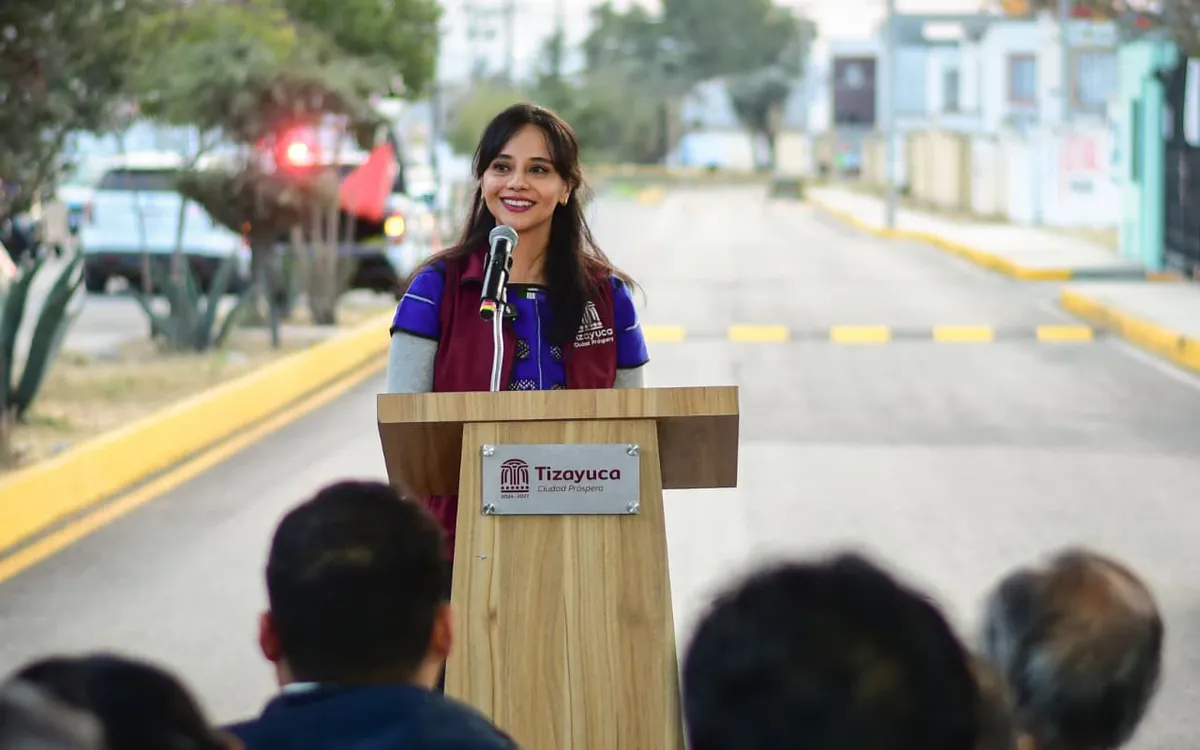 Gretchen Atilano edil de Tizayuca pone en marcha el el Plan General de Infraestructura Vial