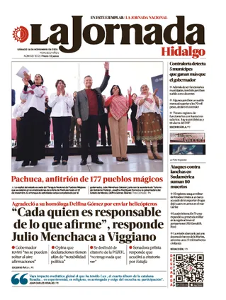 La Jornada Hidalgo | 15 de noviembre de 2025