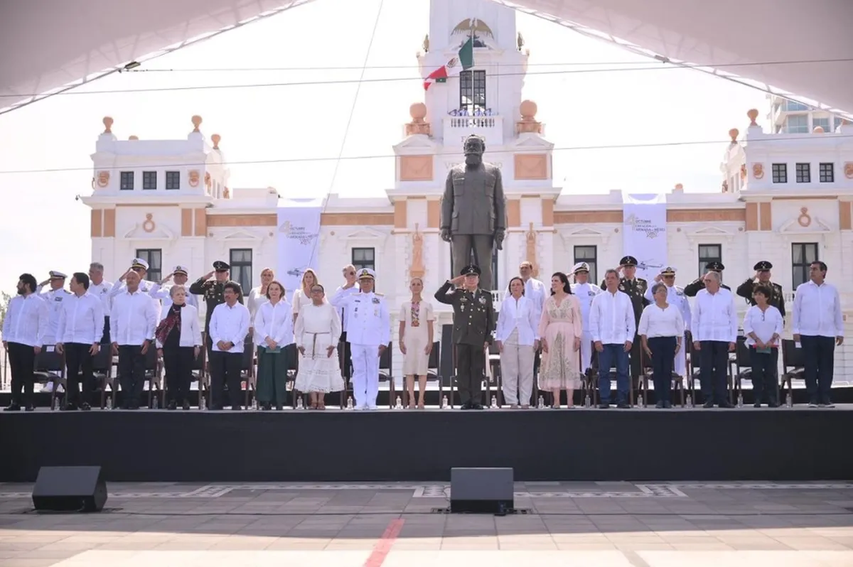 Presidenta Claudia Sheinaum con las Fuerzas Armadas