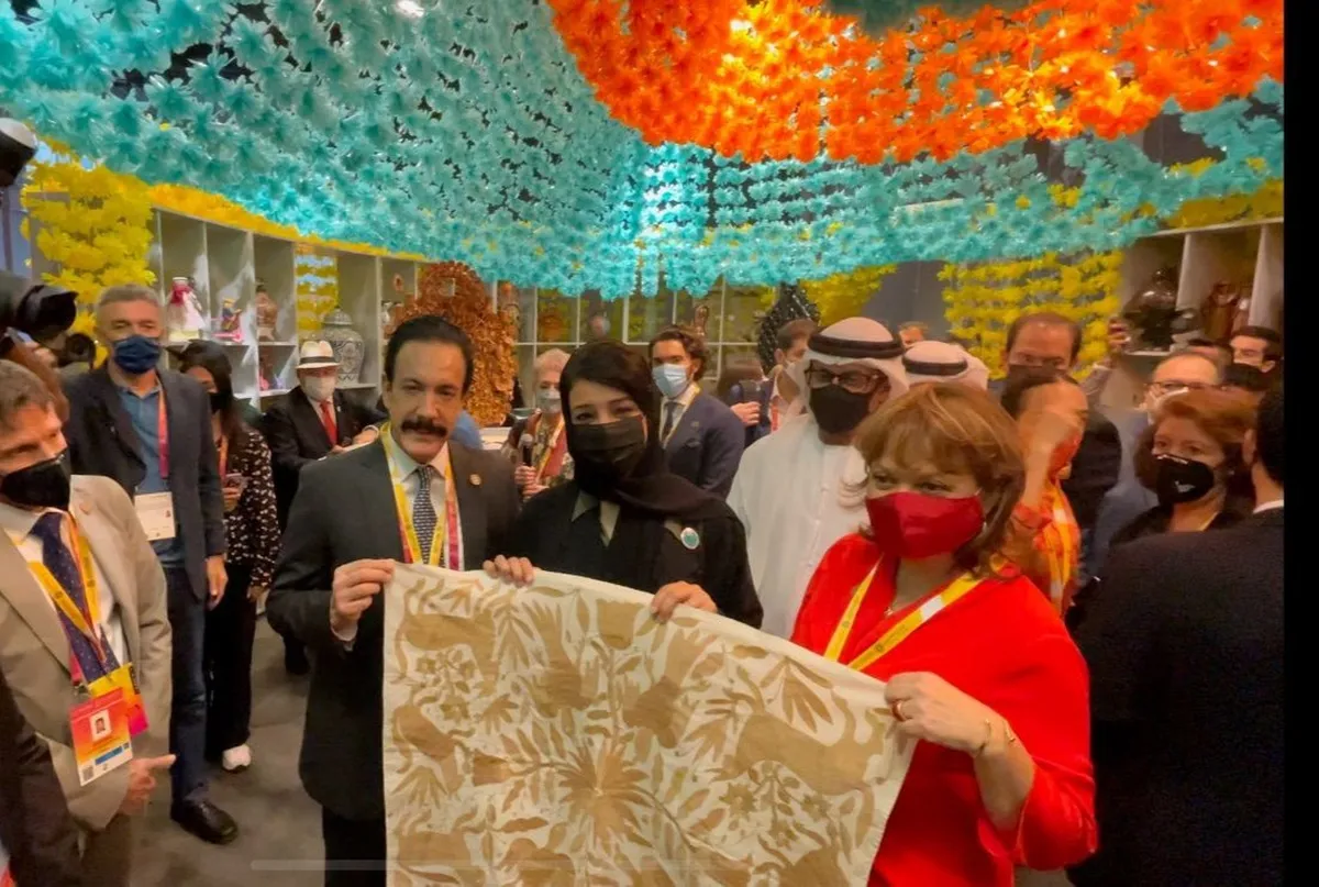 Omar Fayad asiste a la Expo Dubái 2020