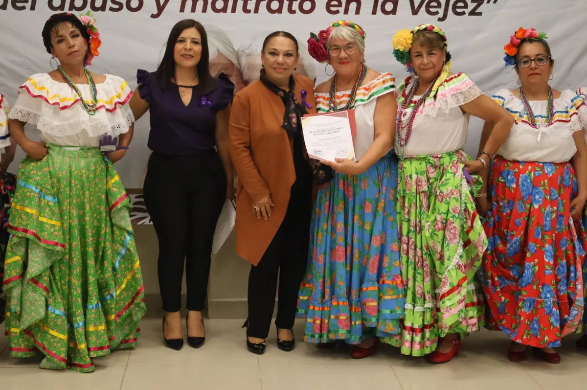 Alcaldesa Lorena García evento conmemorativo sobre la toma de conciencia del abuso y maltrato en la vejez