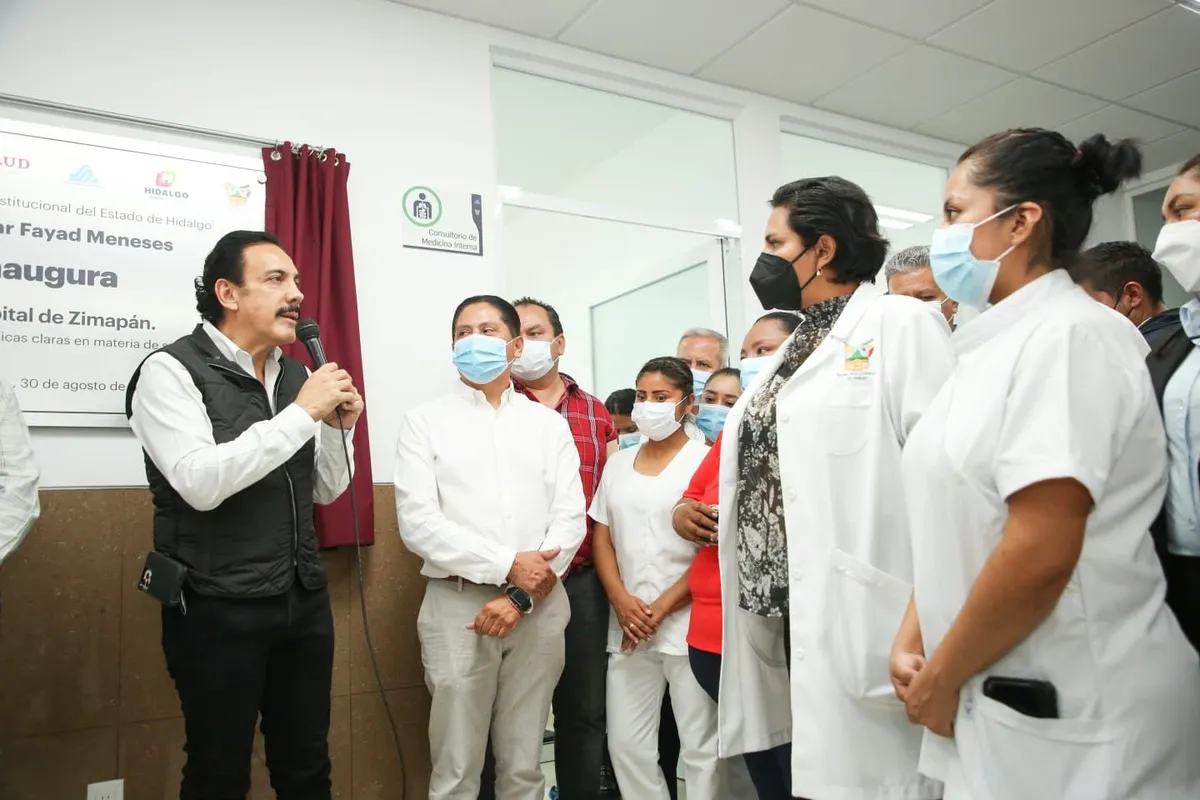 Omar Fayad inaugura Hospital General de Zimapán