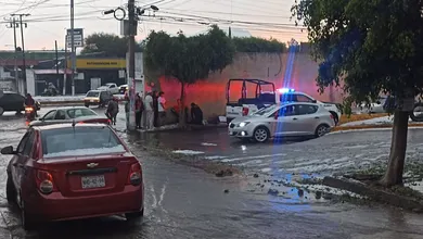 Movilización policiaca en la zona centro de Actopan por el deceso de un hombre de la tercera edad en la esquina de "El Zorro".