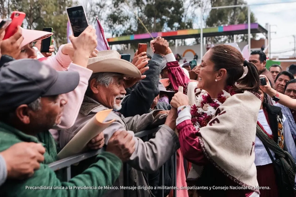 “El poder no es para enriquecerse, es para ponerse al servicio del pueblo”: Sheinbaum