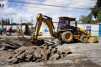 pavimentación de la carretera Cuautepec-Tulancingo