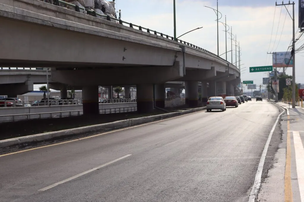 Así quedó la lateral del Distribuidor Vial Téllez tras semanas de obra