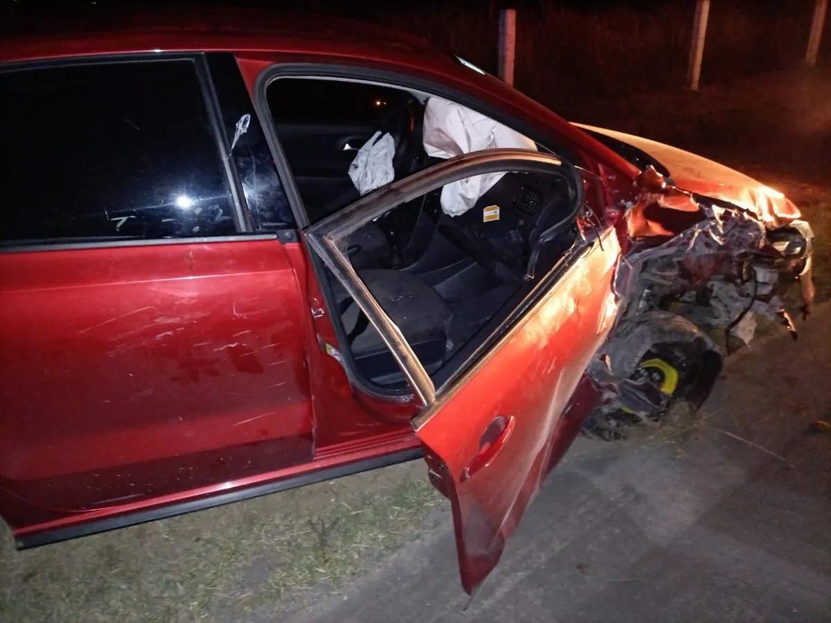 Accidente en la México-Tuxpan deja dos lesionados