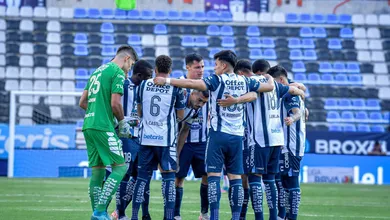 Foto de jugadores de Pachuca, que se enfrentarán al River Plate en un partido amistoso.