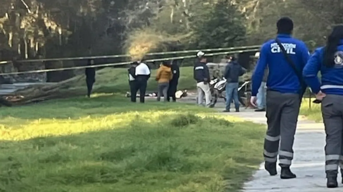 Patrullas y peritos en zona acordonada por hallazgo.