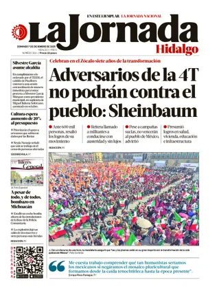 La Jornada Hidalgo | 07 de diciembre de 2025