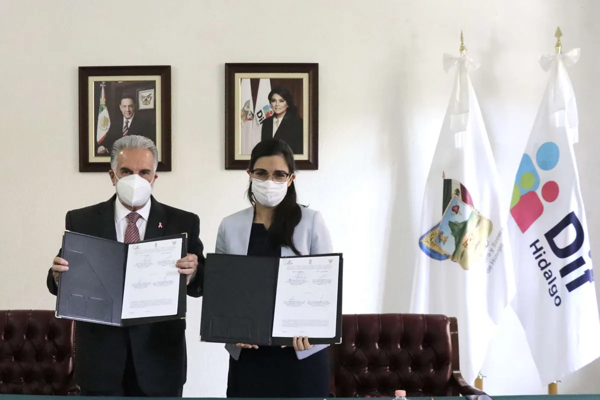 DIF Hidalgo y Fundación Quinta Carmelita firman acuerdo sobre adopciones
