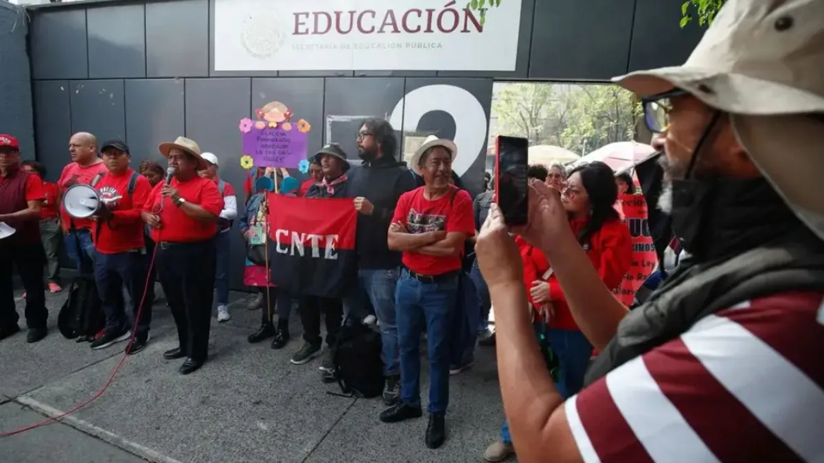 CNTE niega boicot a elección judicial; exige reunión directa con Sheinbaum y soluciones a sus demandas antes del 1 de junio.