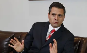 Enrique Peña Nieto durante un acto oficial.