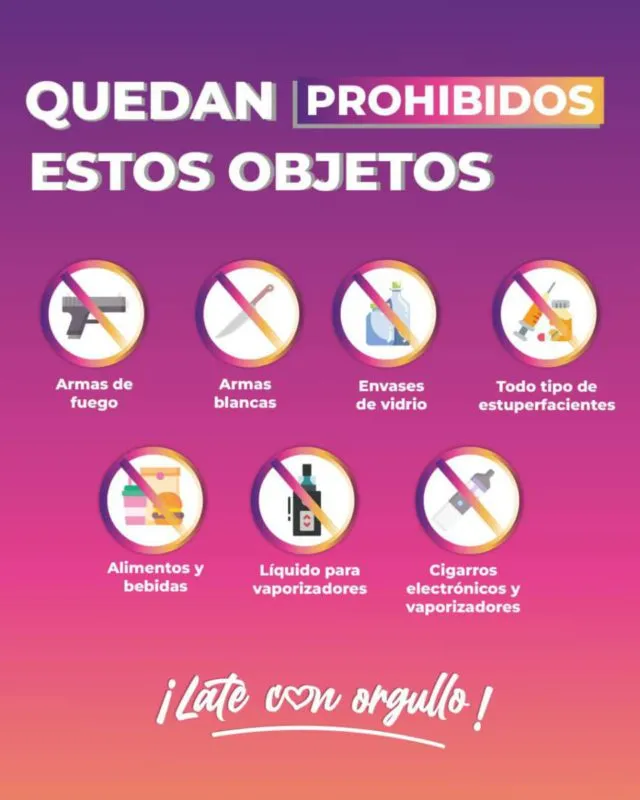 Revisa aquí la lista de objetos prohibidos en la Feria Pachuca 2024