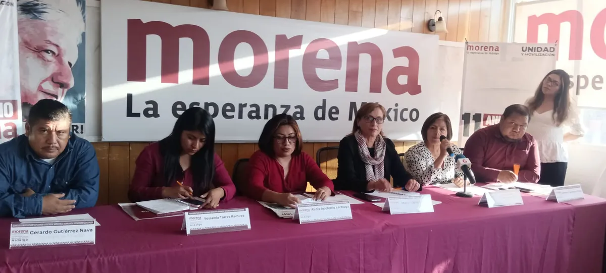 Morena Hidalgo busca organización y fuerza