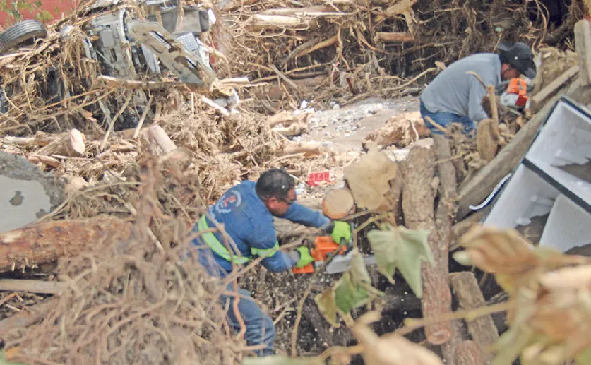 Solidaridad en Huehuetla ante el desastre