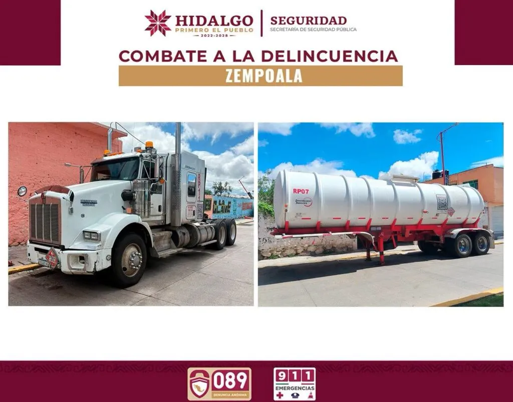 Aseguran 29 mil litros de hidrocarburo y detienen a un hombre en Zempoala