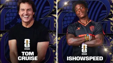 Tom Cruise en la final del Mundial