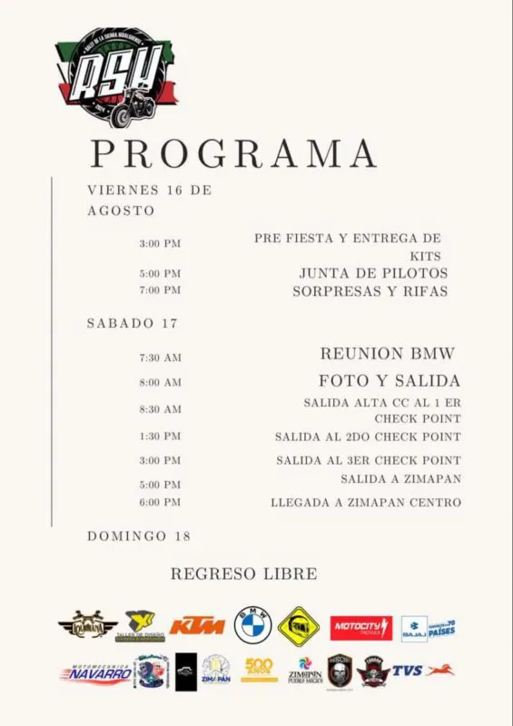 Rally de la Sierra Hidalguense 2024: todo lo que necesitas saber