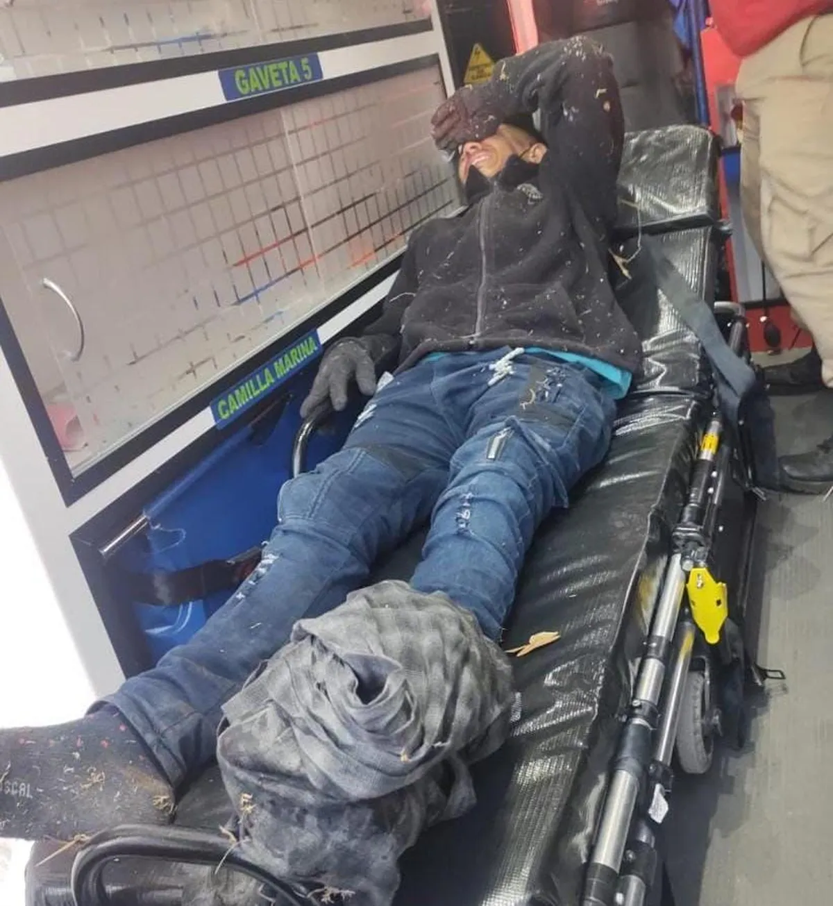 Migrante pierde la pierna al intentar subir al tren en Atotonilco de Tula