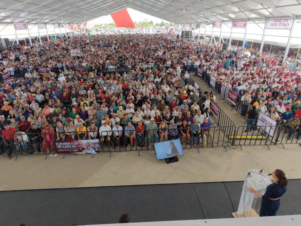 “México es libre, independiente y soberano; nos toca defender a la patria”: Claudia Sheinbaum en Ciudad Juárez