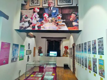 Tulancingo abrió galería Gabriel Vargas pero tapó mural alusivo