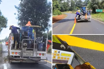 Rehabilitan tramo clave de la carretera Pachuca–Tuxpan