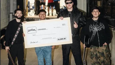 Banda Clave Especial donda dinero para la efucadción de Ángel, hijo de Juan en reto de Mr Beast