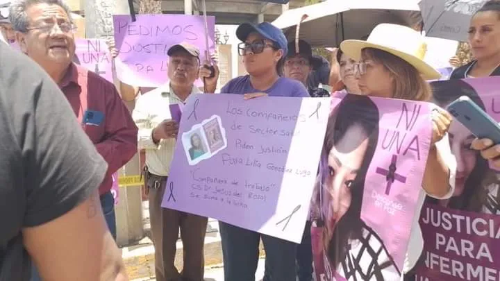 “Justicia para enfermera Lilia”, piden a Julio Menchaca por presunto feminicidio