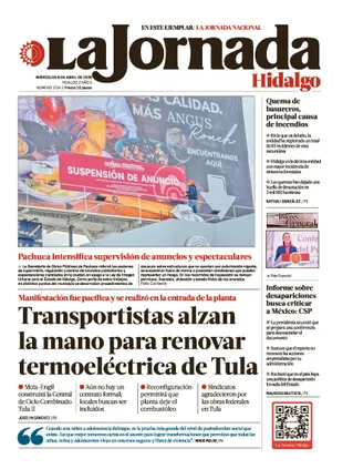 La Jornada Hidalgo | 08 de abril de 2026