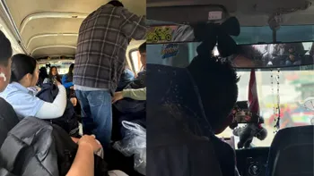 Colectiva de la ruta naranja Pachuquilla–Piracantos