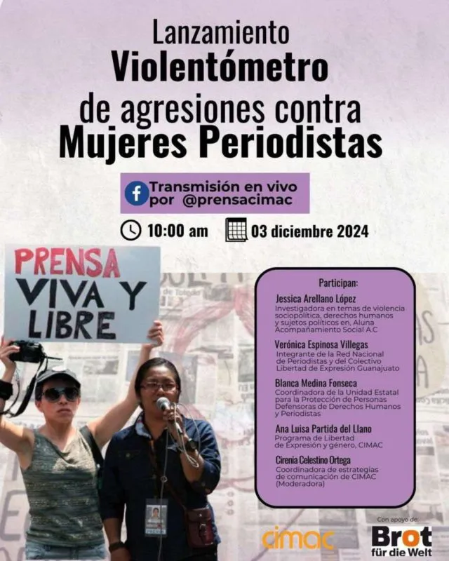 Hubo 1,145 agresiones a mujeres periodistas durante sexenio anterior: CIMAC