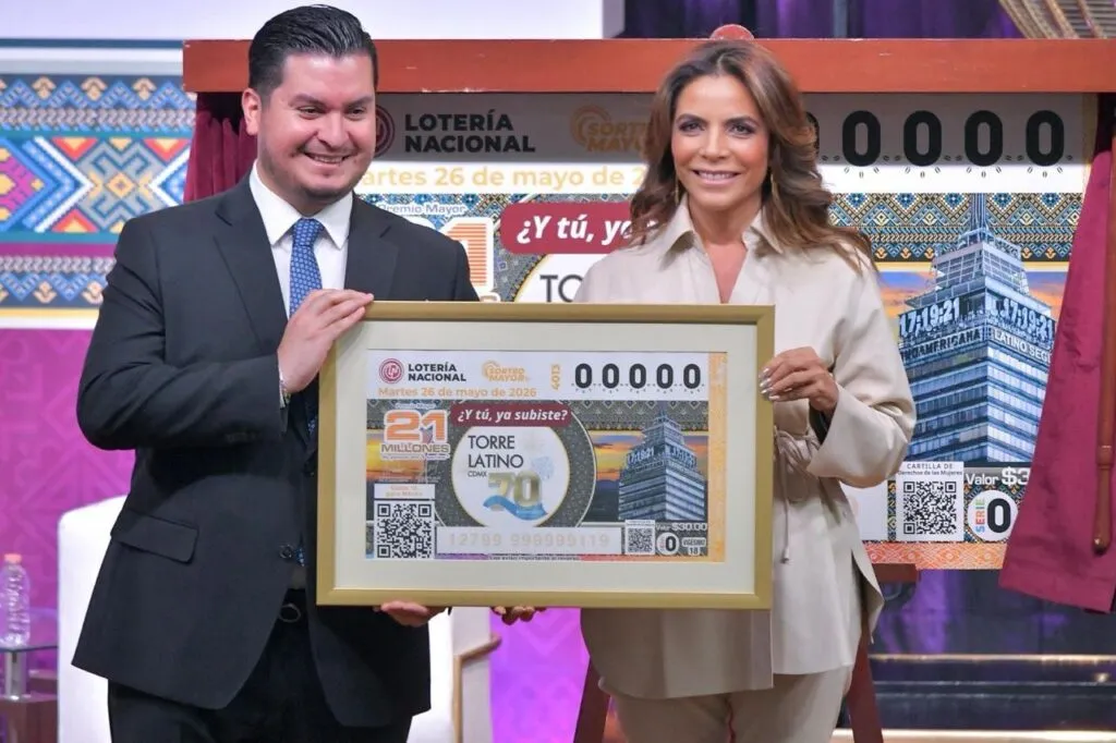 Sorteo Mayor de Lotería Nacional reconoce el 70 aniversario de la Torre Latinoamericana por ser ícono de la arquitectura mexicana