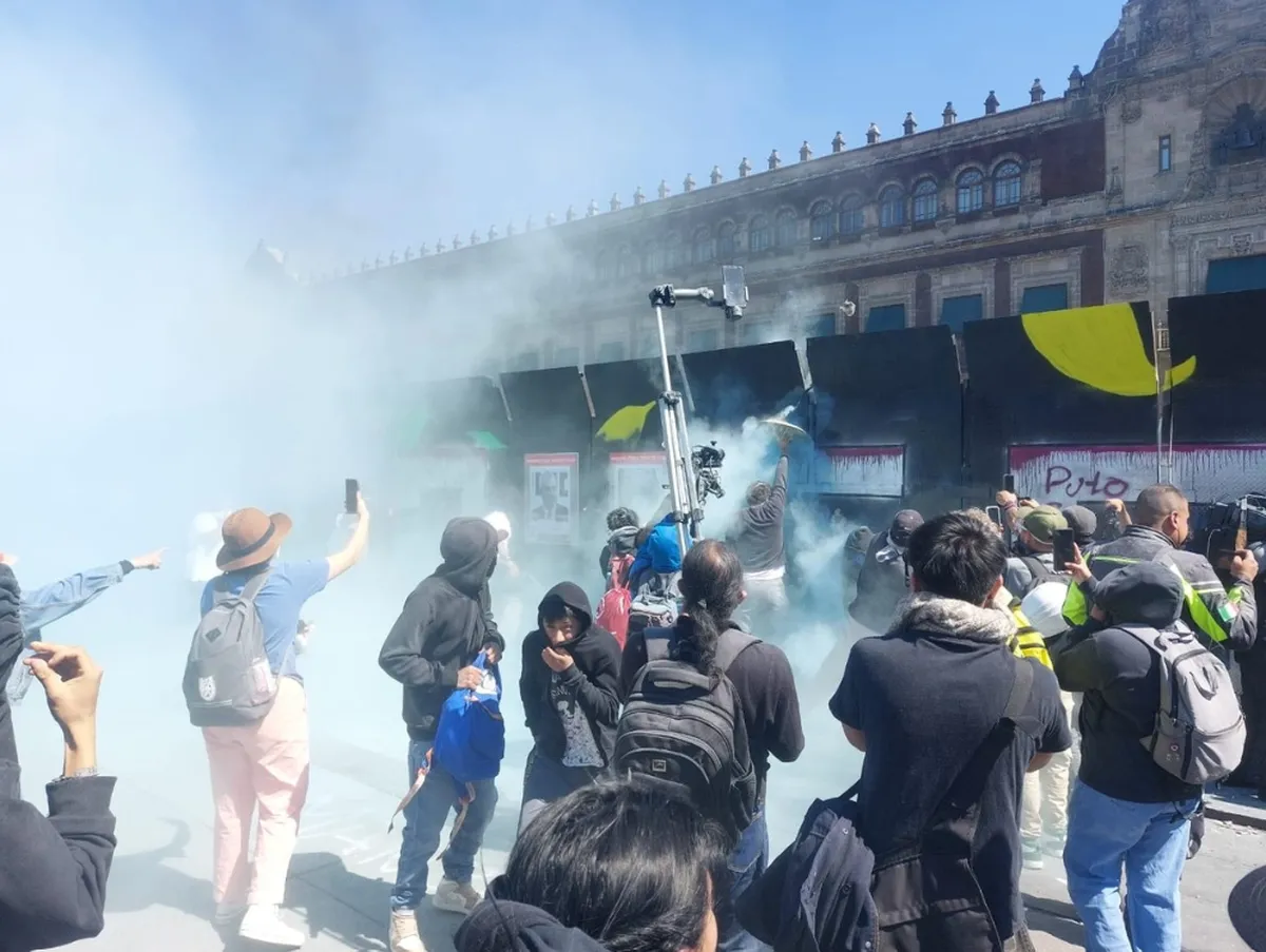 SSC: hay 40 detenidos y 120 heridos tras marcha de la Generación Z en CDMX