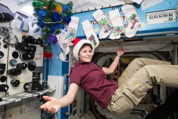 Navidad en el espacio; así celebran en la Estación Espacial Internacional