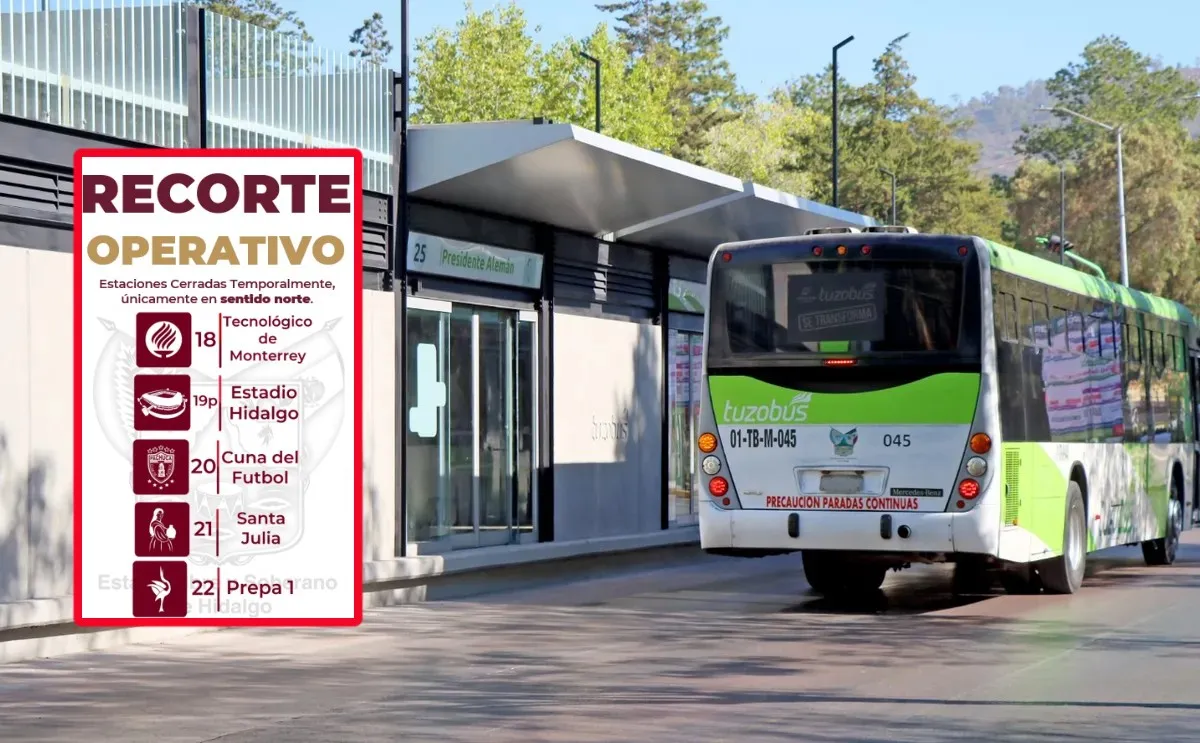 Recorte operativo Tuzobús