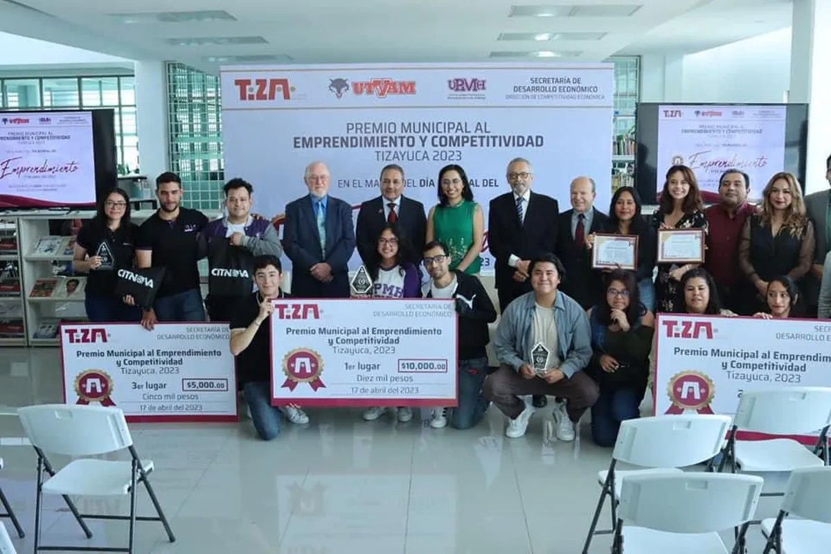 Entregan “Premio Municipal al Emprendimiento y Competitividad Tizayuca 2023”