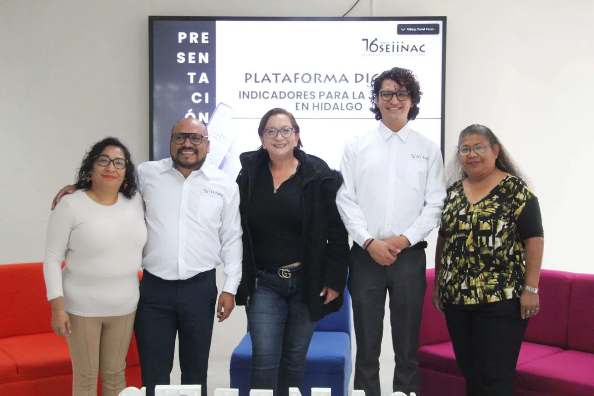 Seiinac presenta plataforma de indicadores para la justicia en Hidalgo