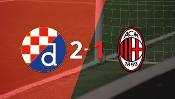 Victoria de Dinamo Zagreb sobre Milan por 2-1